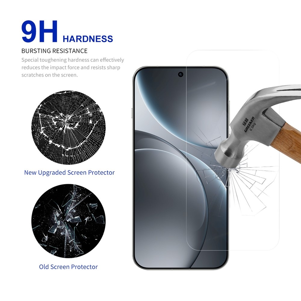 RURI 2.5D edzett üveg az Oppo Find X9 Pro 5G számára