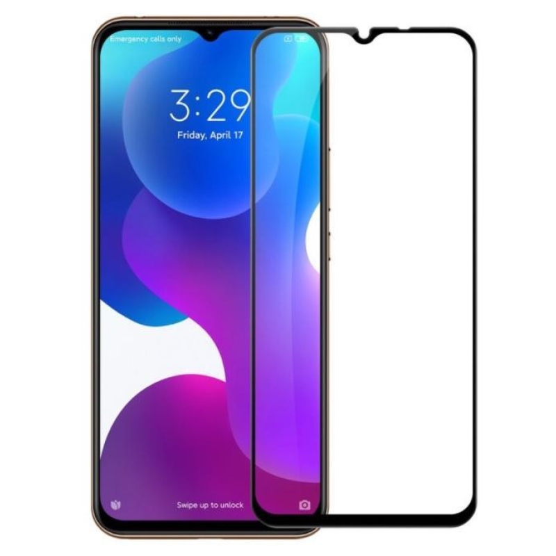 RURI teljes képernyős edzett üveg Xiaomi Mi 10 Lite-hoz