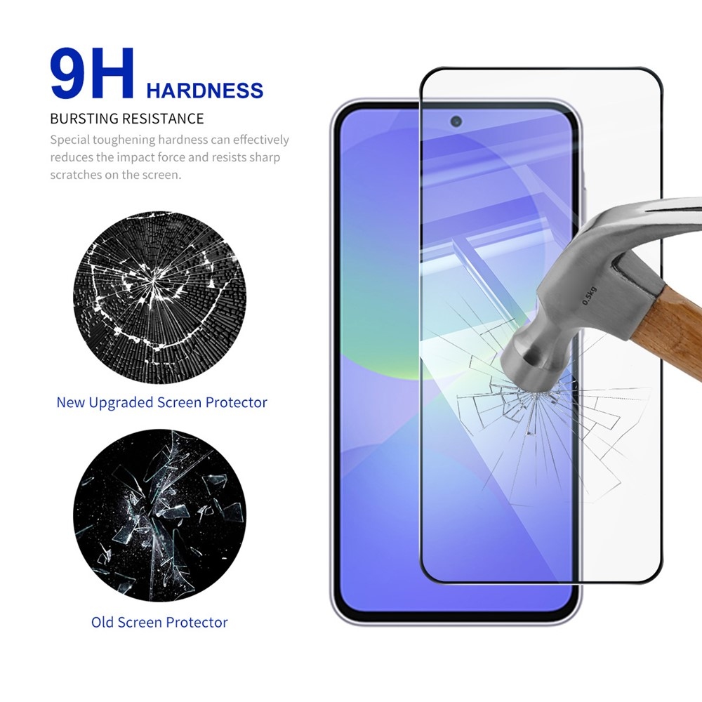 RURI teljes képernyő edzett üveg Samsung Galaxy A37 5G/A57 5G