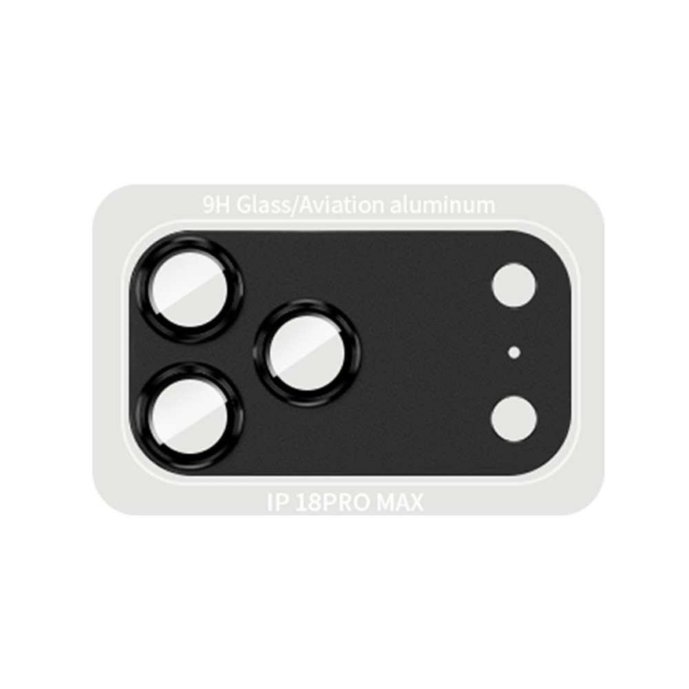 RURI üveg lencse iPhone 18 Pro Max okostelefonhoz – fekete