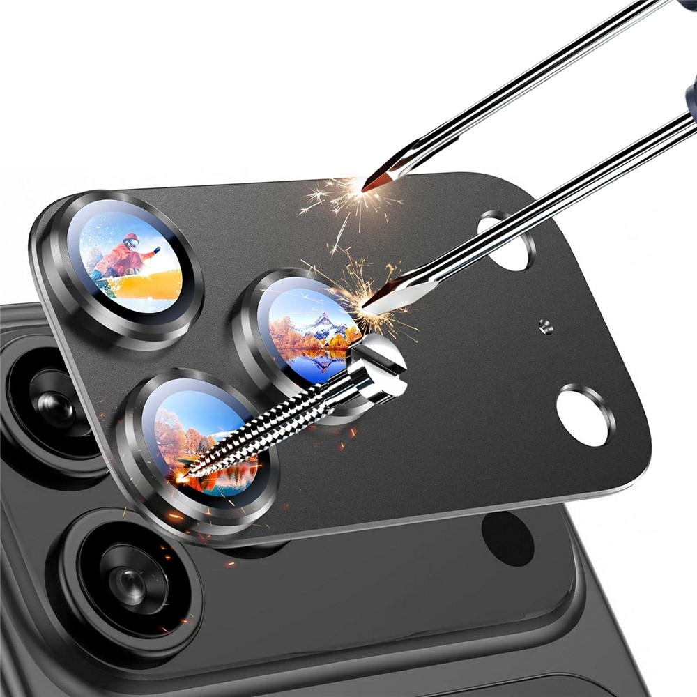 RURI üveg lencse iPhone 18 Pro Max okostelefonhoz – szürke