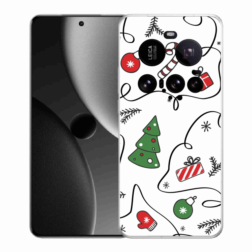 Gél borítás mmCase a Xiaomi 15 Ultra számára - karácsonyi motívumok
