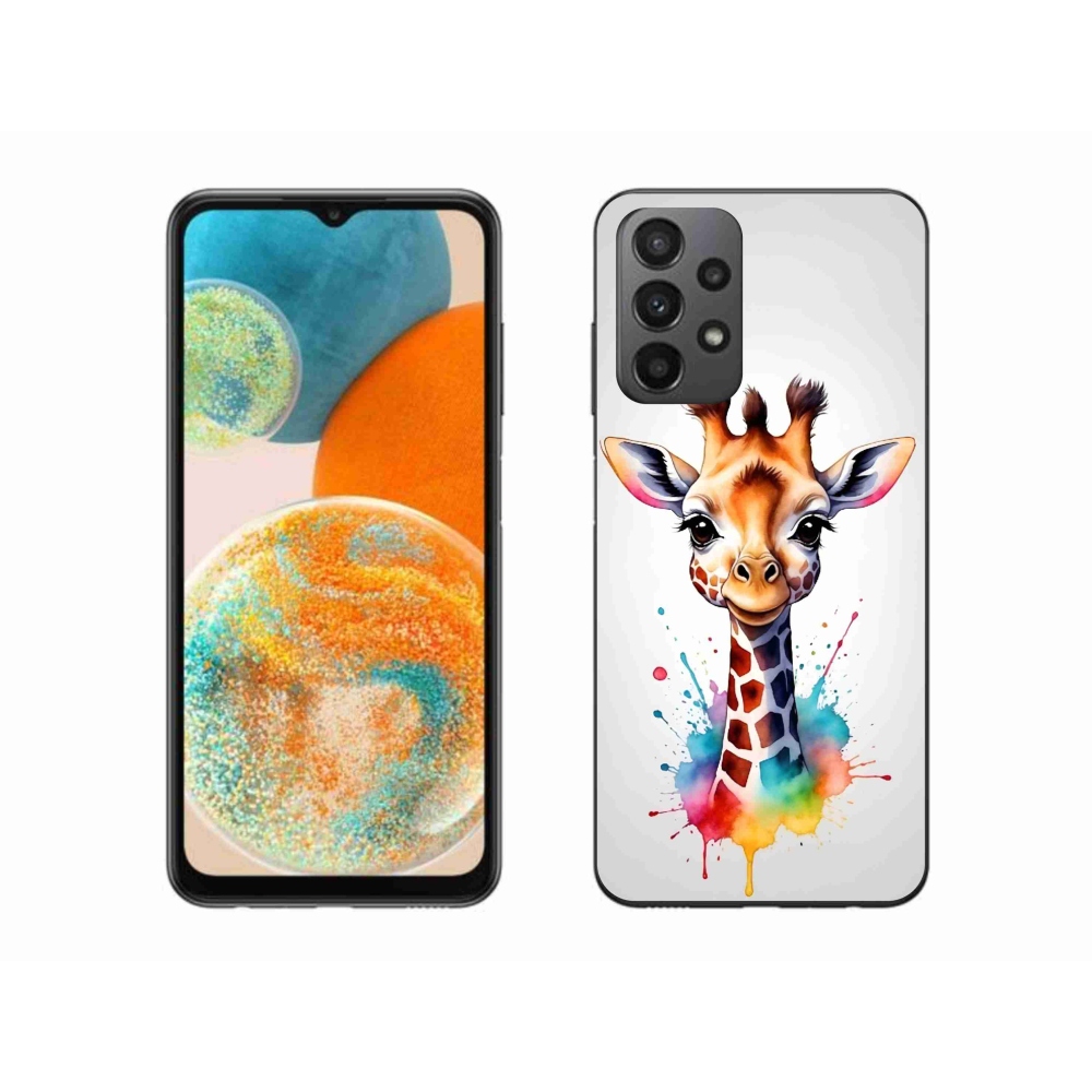 Zselés borítás mmCase Samsung Galaxy A23 4G/5G - zsiráf 1