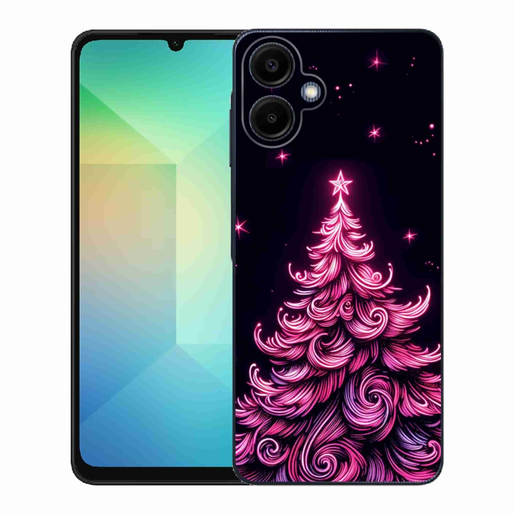 Gél borító mmCase Samsung Galaxy A06 4G - neon karácsonyfa 2