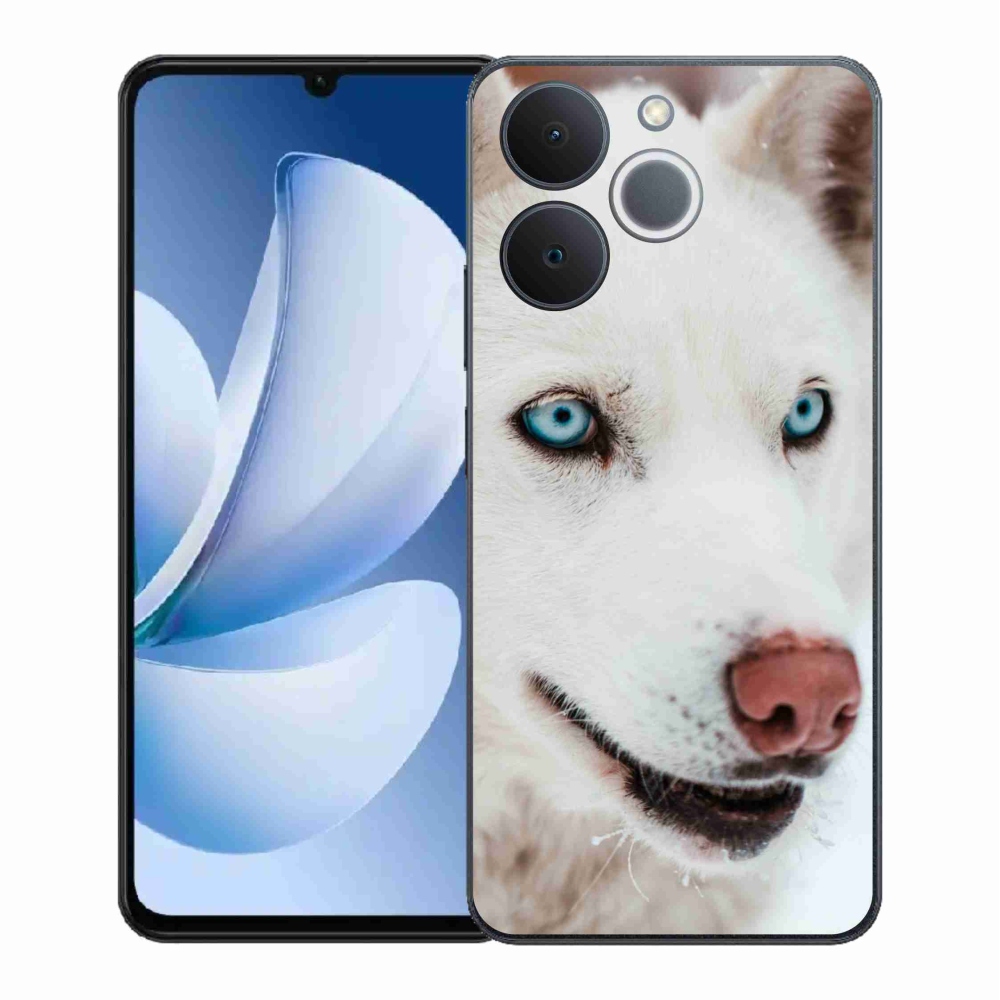 Zselés borítás mmCase a Realme Note 70T számára - kutyaszemmel nézve