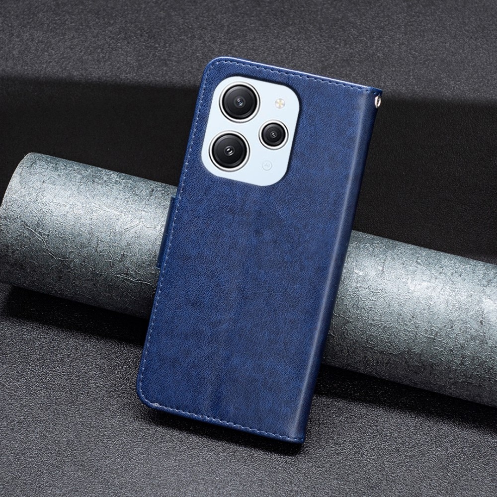 Pillangó könyv tok a Xiaomi Redmi 12 4G/5G készülékhez - kék