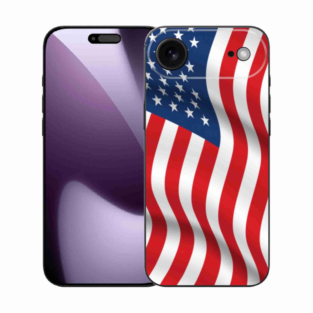 Gél borítás mmCase iPhone 17 Air készülékhez - Amerikai zászló