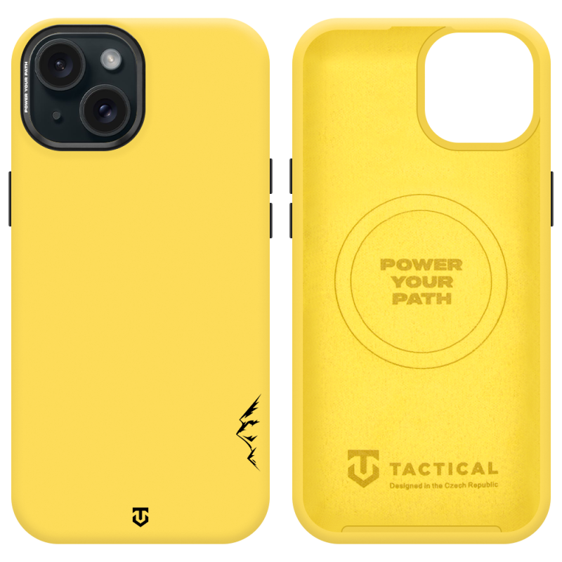 Tactical MagForce Velvet Smoothie 2.0 tok az Apple iPhone 15-hez, banánszínű
