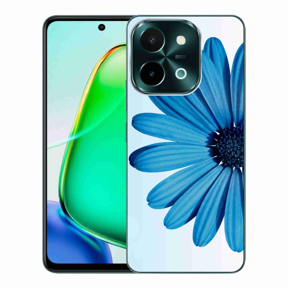 Gél tok mmCase a Vivo Y28-hoz - kék margaréta
