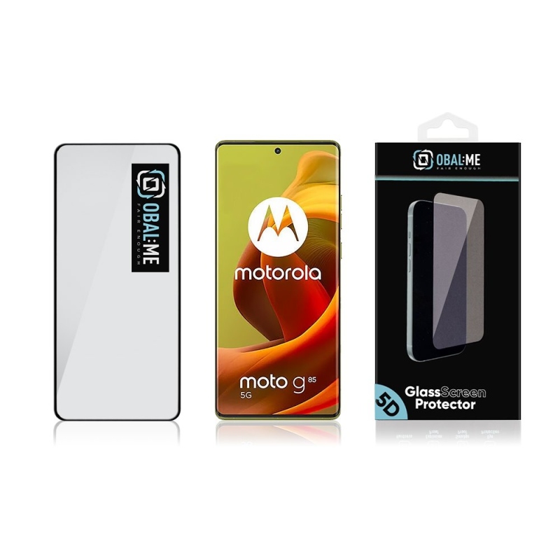 CSOMAG:ME 5D edzett üveg Motorola G85 Fekete