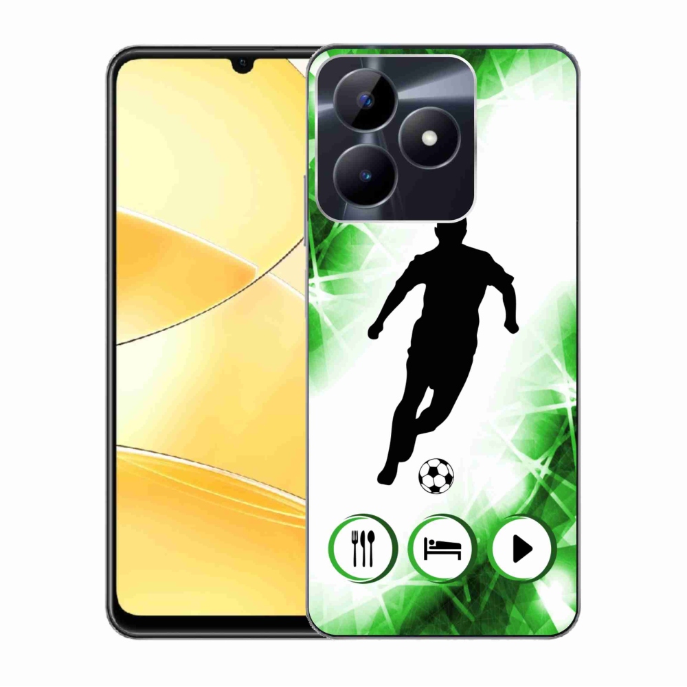 Gél borítás mmCase a Realme C51/C53 készülékhez - focista