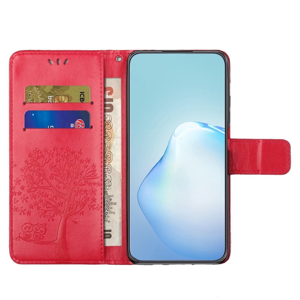 Fa könyvtáska a Honor 200 Lite 5G-hez - piros