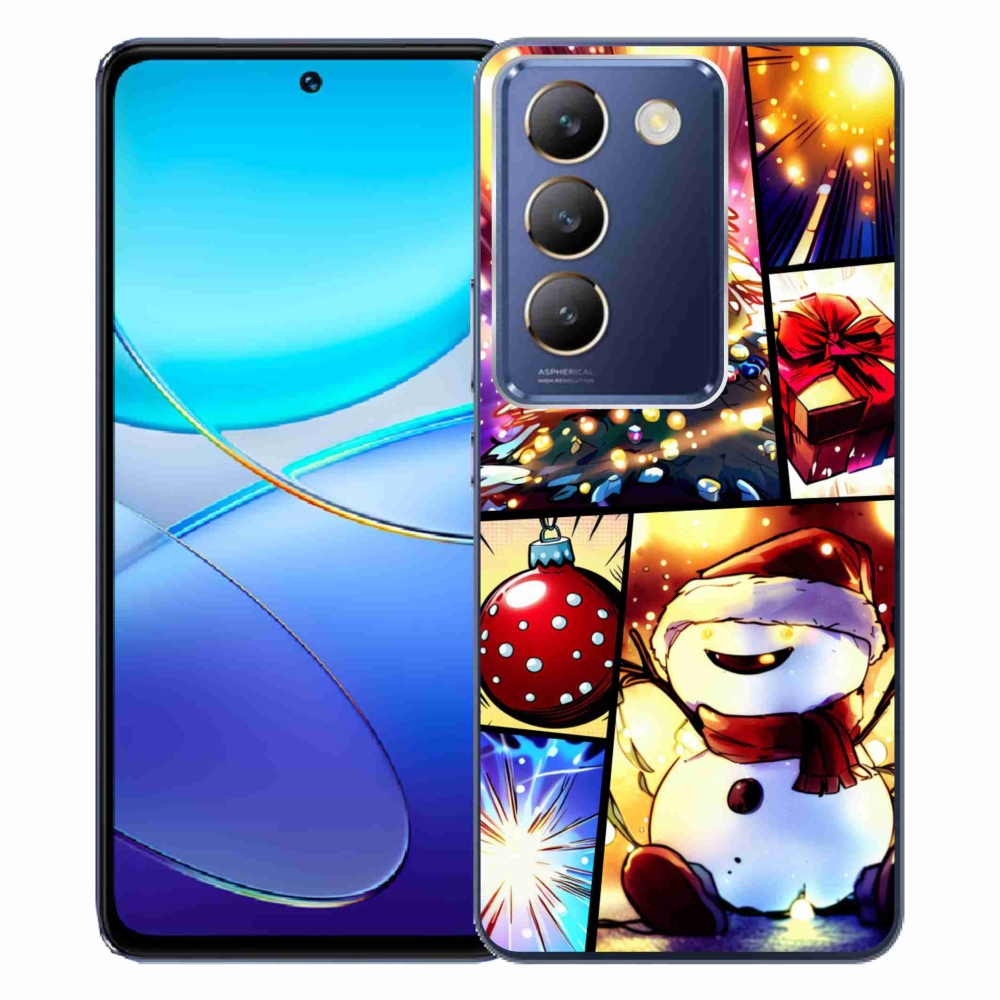 Gél borítás mmCase a Vivo V40 SE 4G/5G készülékhez - karácsonyi motívumok 1