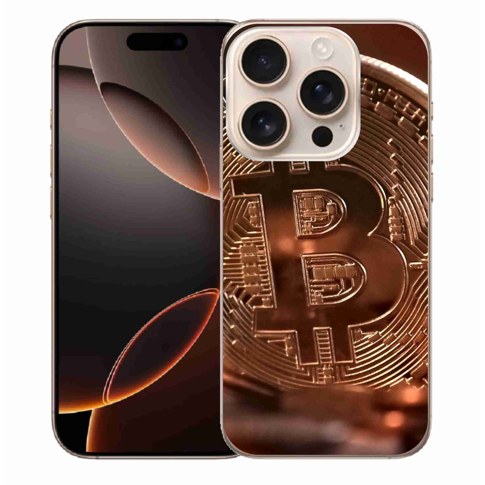 Gél borítás mmCase iPhone 16 Pro Max készülékhez - bitcoin