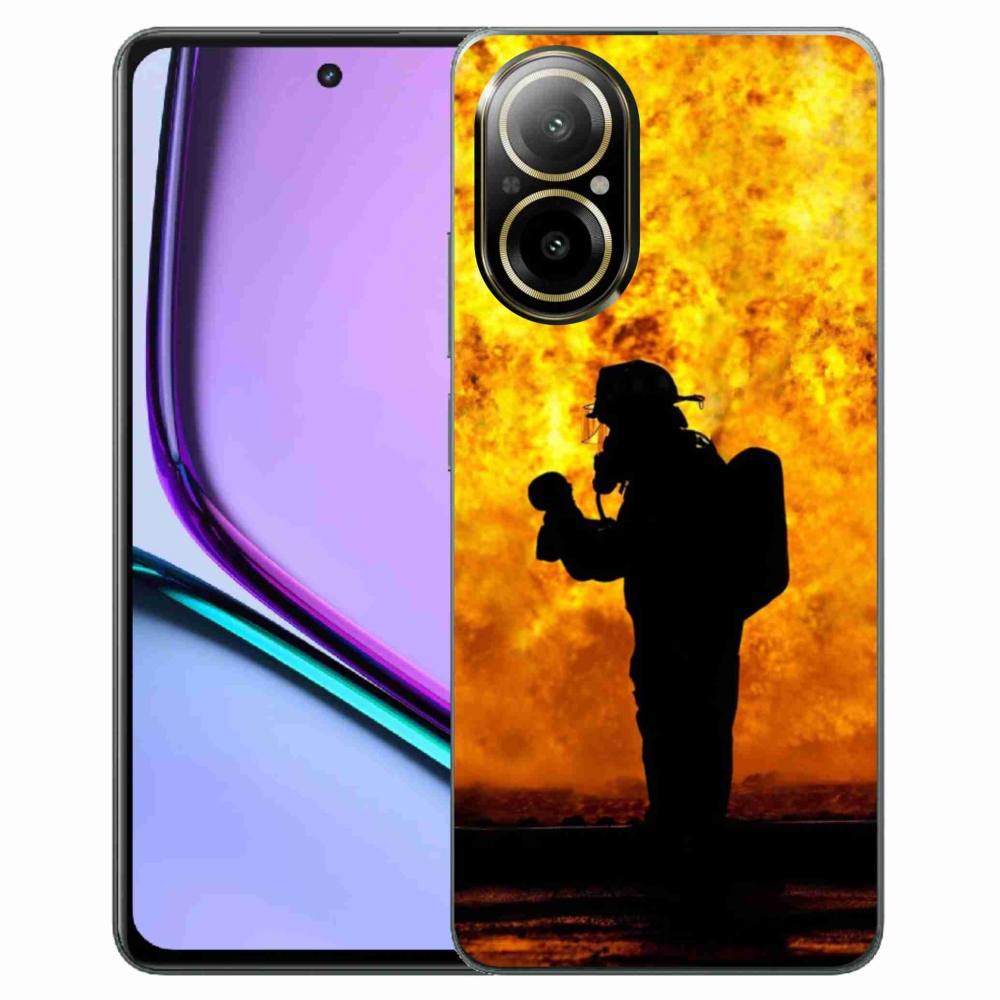 Gél borítás mmCase a Realme C67 készülékhez - tűzoltó