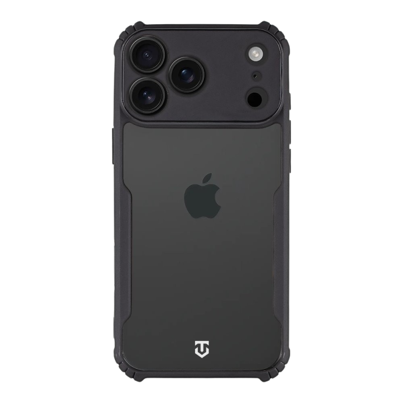 Tactical Quantum Stealth tok az Apple iPhone 18 Pro Max készülékhez, átlátszó/fekete