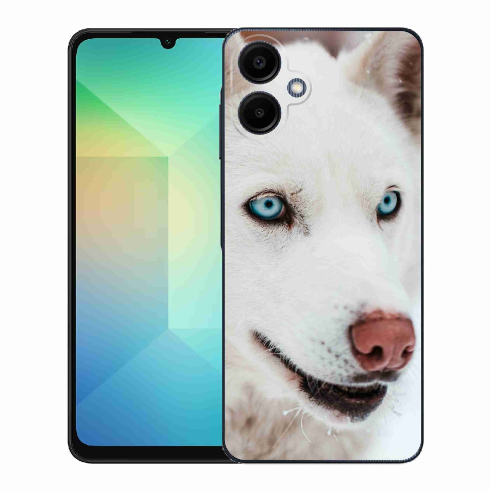 Gél borítás mmCase Samsung Galaxy A06 4G - kutyaszemmel nézet