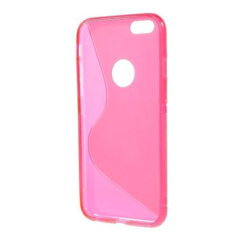 S-line zselés tok iPhone 6 és iPhone 6s készülékhez - rózsaszínű
