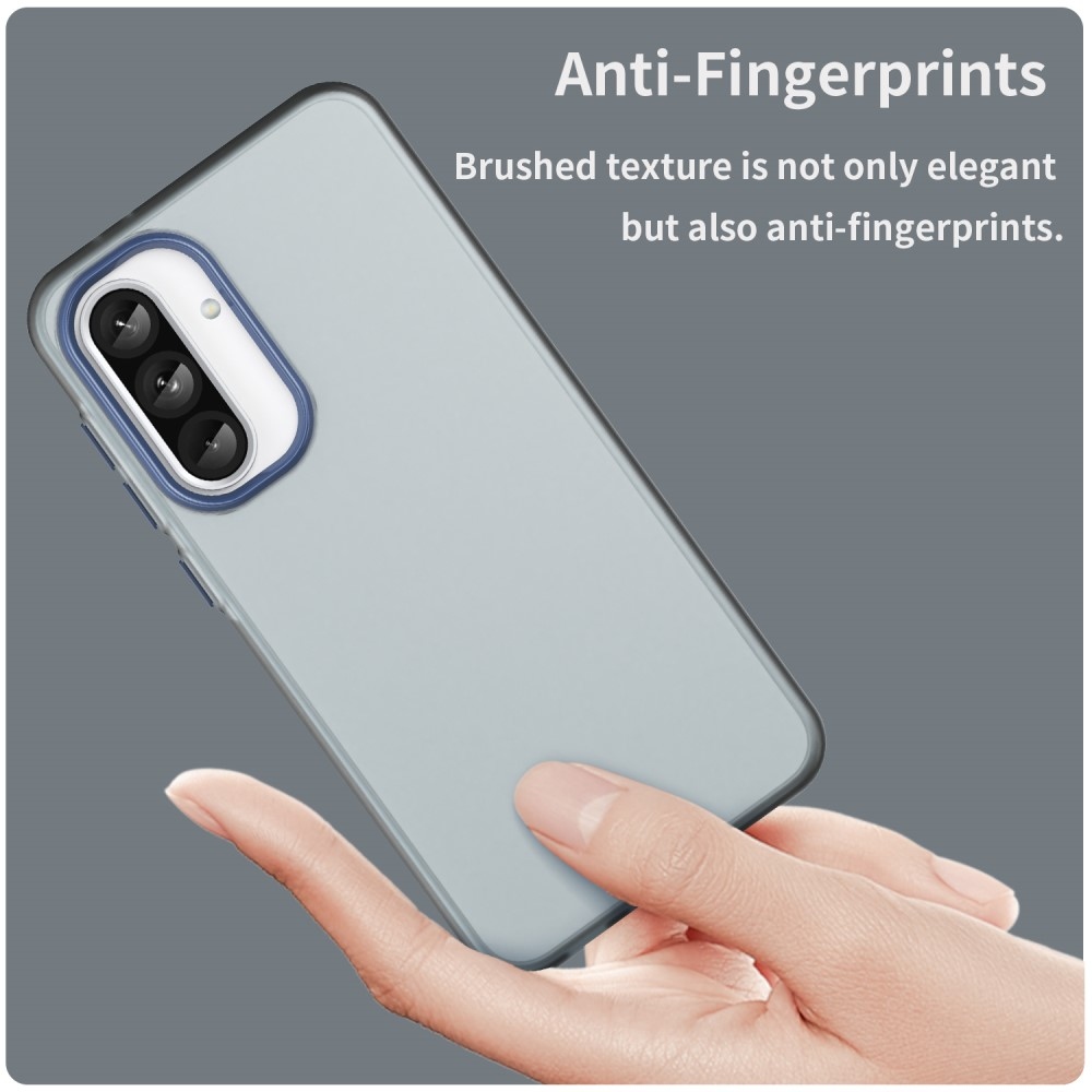 Candys matt zselés tok Samsung Galaxy A36 5G/A56 5G - sötétkék színben