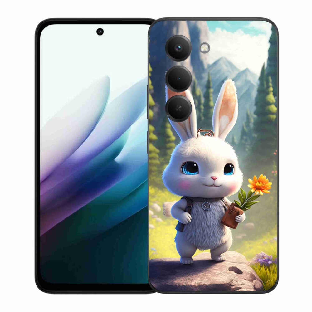 Gél borítás mmCase a Xiaomi Redmi 15 4G/5G (171mm) - aranyos nyuszi