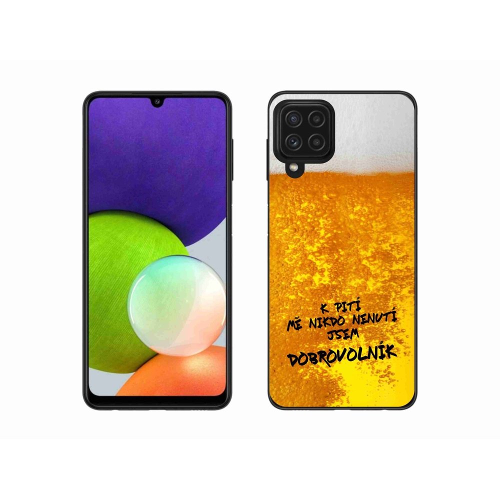 Gél borítás mmCase Samsung Galaxy A22 4G - sör motívum 4