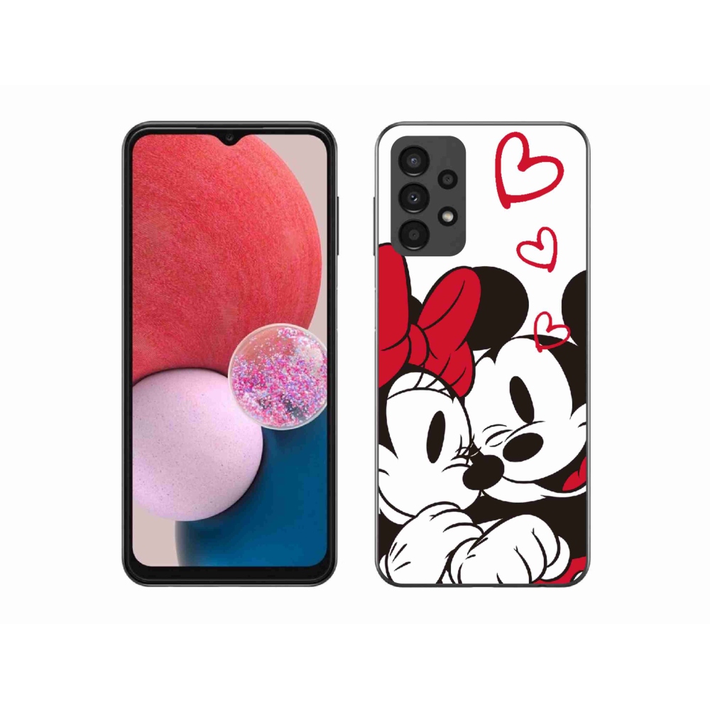 Gél védőhuzat mmCase Samsung Galaxy A13 4G - minnie és mickey