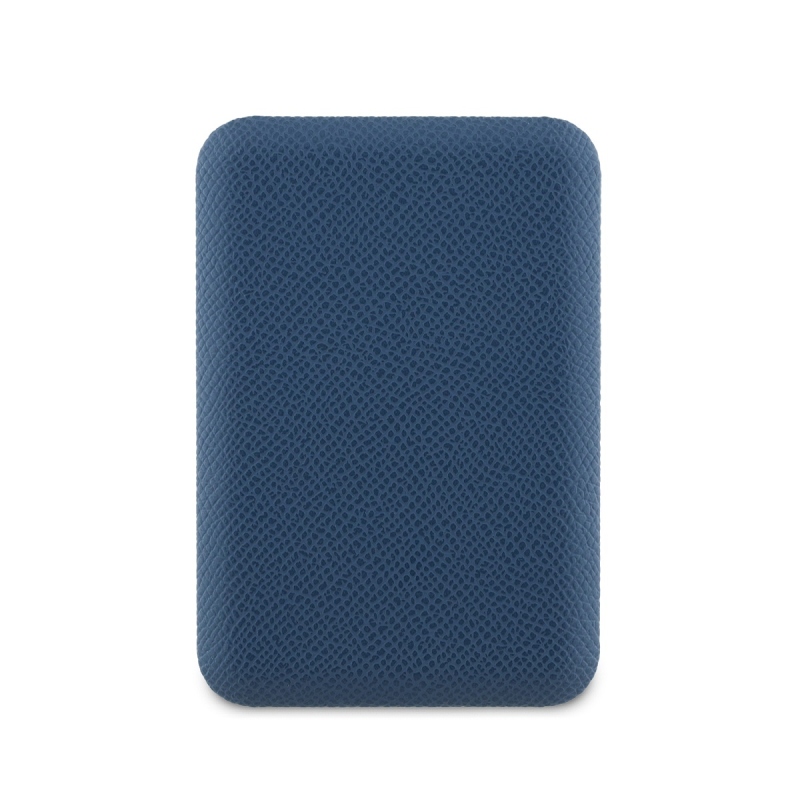 Guess PU szemcsés háromszög logóval MagSafe Powerbank 5000mAh kék