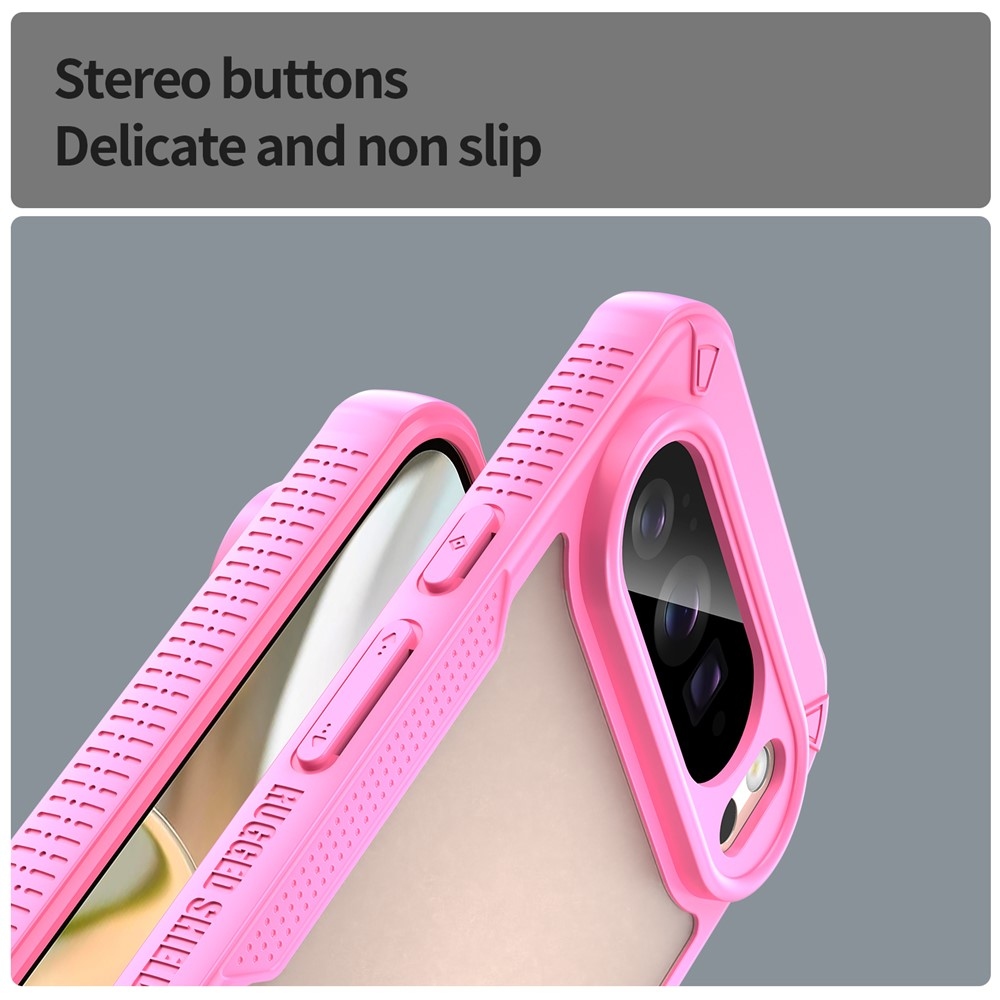 Tartós, matt borítás a Google Pixel 10 Pro XL-hez - rózsaszínű