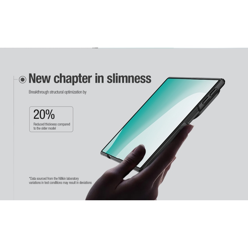 Nillkin Super Frosted FOLD mágneses hátlap a Samsung Galaxy Z Fold 8-hoz, fekete