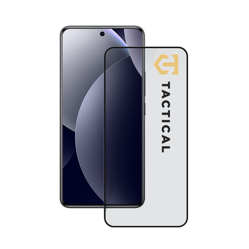 Taktikai üvegpajzs 5D üveg Xiaomi Redmi Note 15 Pro 4G fekete