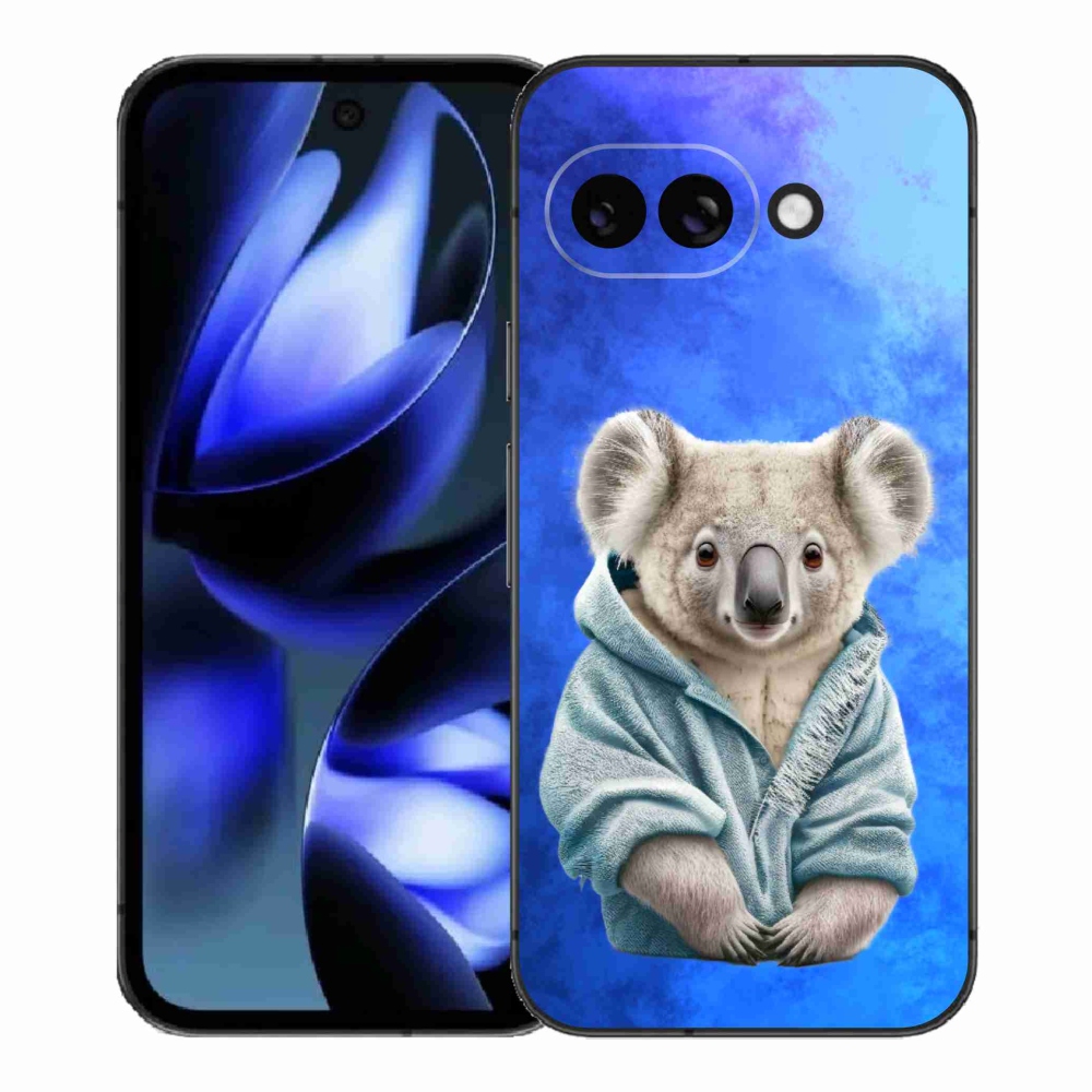 Gél borítás mmCase a Google Pixel 9a számára - koala pulóverben