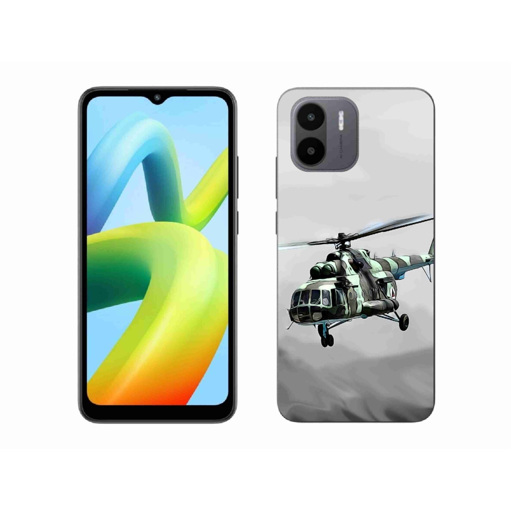 Gél borítás mmCase a Xiaomi Redmi A1/Redmi A2 - katonai helikopterhez