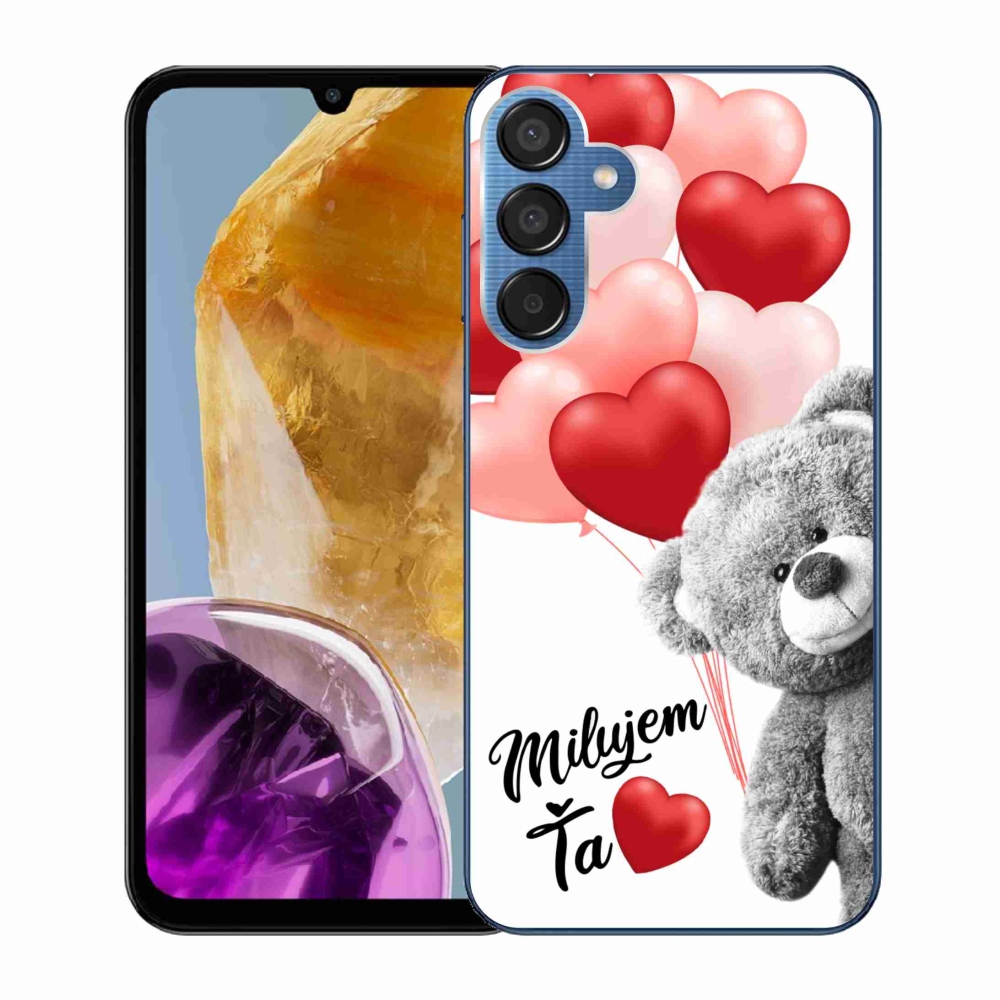 Gél tok mmCase a Samsung Galaxy M15 5G készülékhez - I love you en