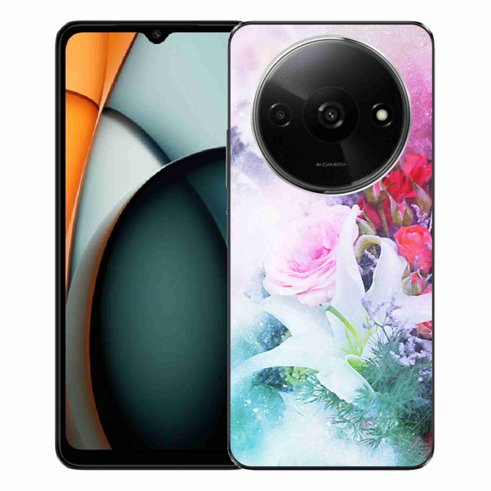 Gél borítás mmCase a Xiaomi Redmi A3-hoz - virágok 4