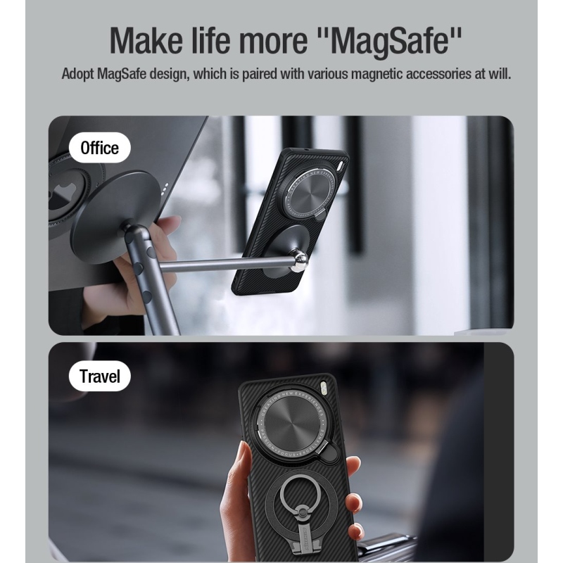 Nillkin CamShield Prop mágneses hátlap Vivo X200 Pro Fekete