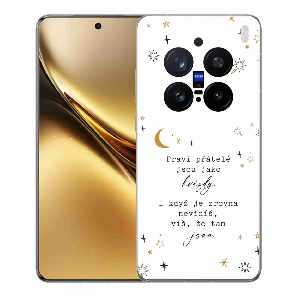 Gel Cover mmCase a Vivo X200 Pro 5G készülékre - Idézet 6 fehér háttér