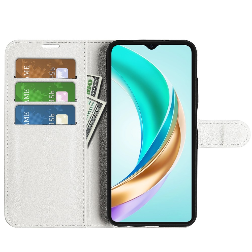 Litchi könyv tok a Honor X6b készülékhez - fehér