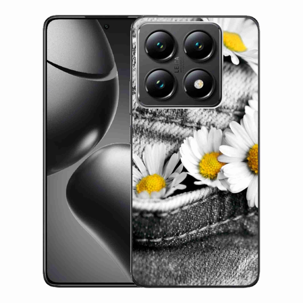 Gél borítás mmCase a Xiaomi 14T Pro számára - százszorszépek