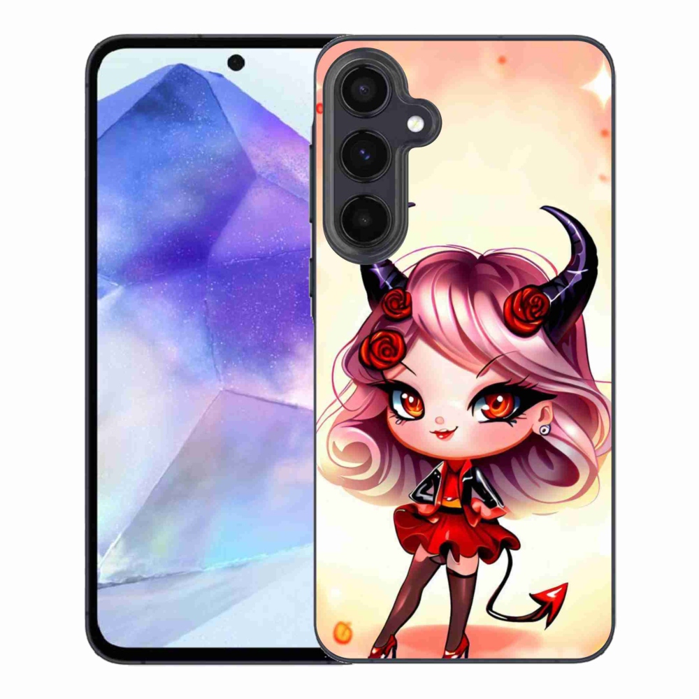 Zselés borítás mmCase Samsung Galaxy A55 5G - rajzfilm ördög