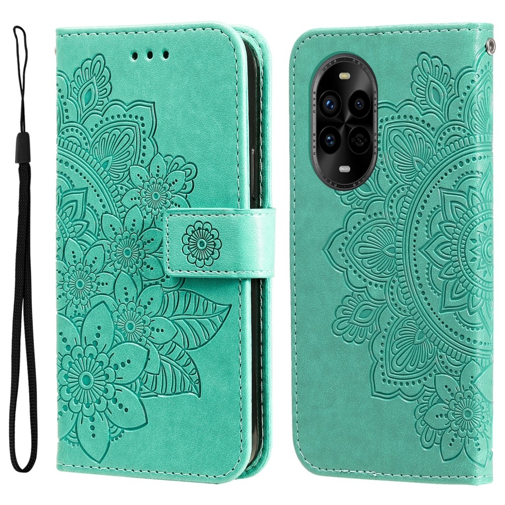 Mandala könyv tok a Huawei Nova 13 Pro 5G-hez - teáskék színben