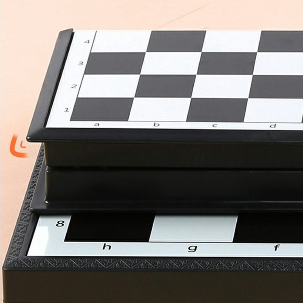 Mágneses összecsukható sakk 20 × 20 cm utazókészlet