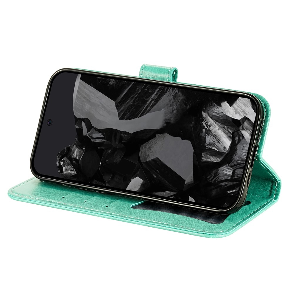 Mandala könyvtáska Google Pixel 10 Pro XL/Pixel 9 Pro XL - teal színben