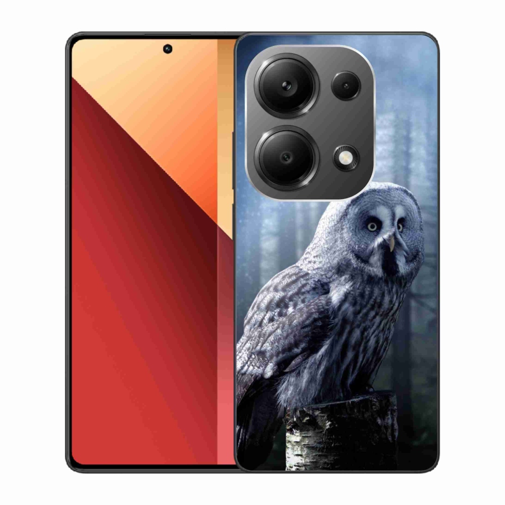 Gél borítás mmCase a Xiaomi Redmi Note 13 Pro 4G/Poco M6 Pro számára - bagoly