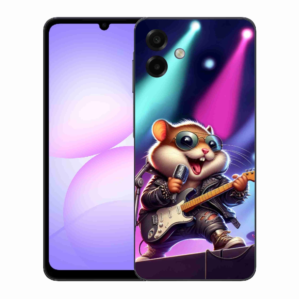 Gél borítás mmCase Samsung Galaxy A07 4G - hamster rockerhez