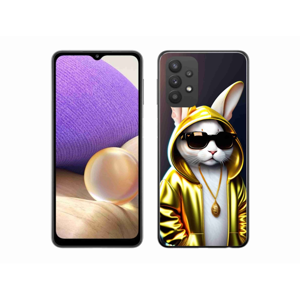 Zselés borítás mmCase Samsung Galaxy A32 5G - cat boss - macskafőnökhöz