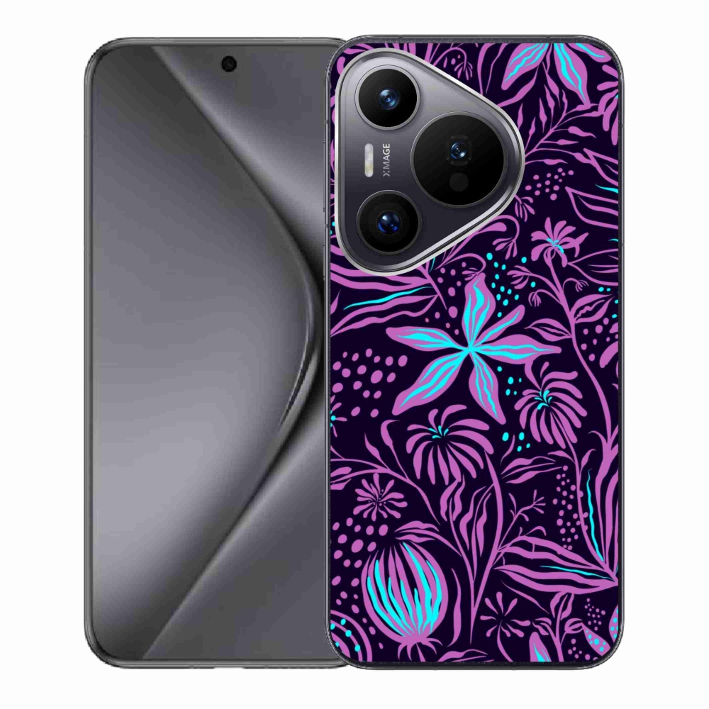 Zselés borító mmCase a Huawei Pura 70 - virágokhoz 2