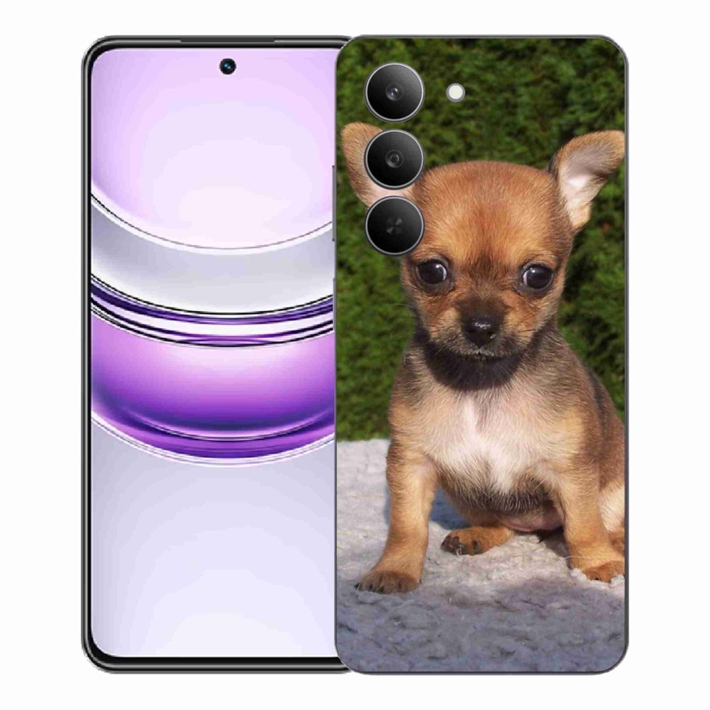 Gél borítás mmCase a Realme 14x 5G - chihuahua 3 számára