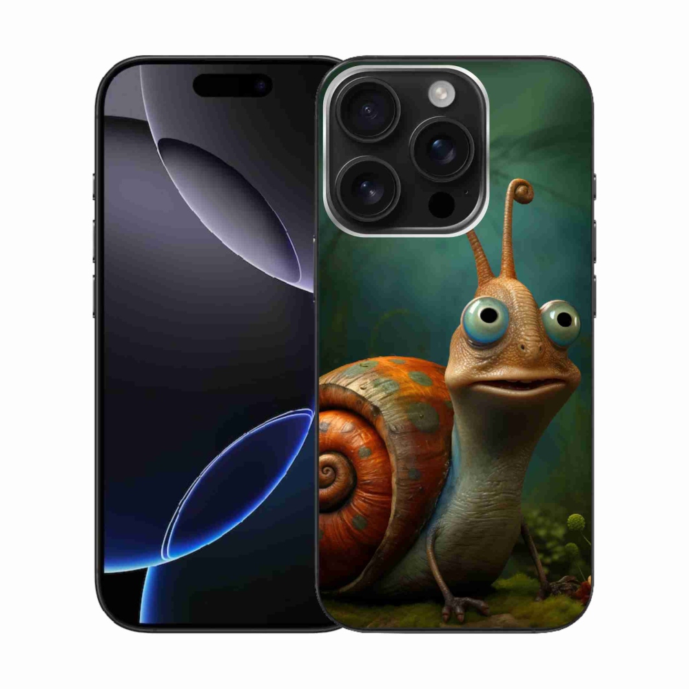 Gél védőburkolat mmCase iPhone 16 Pro készülékhez - csiga