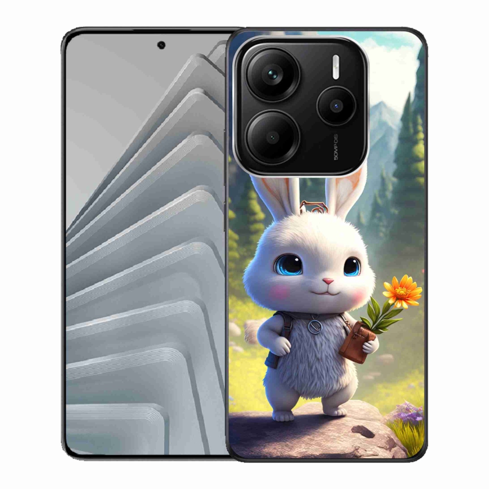 Gél borítás mmCase a Xiaomi Redmi Note 14 5G számára - aranyos nyuszi