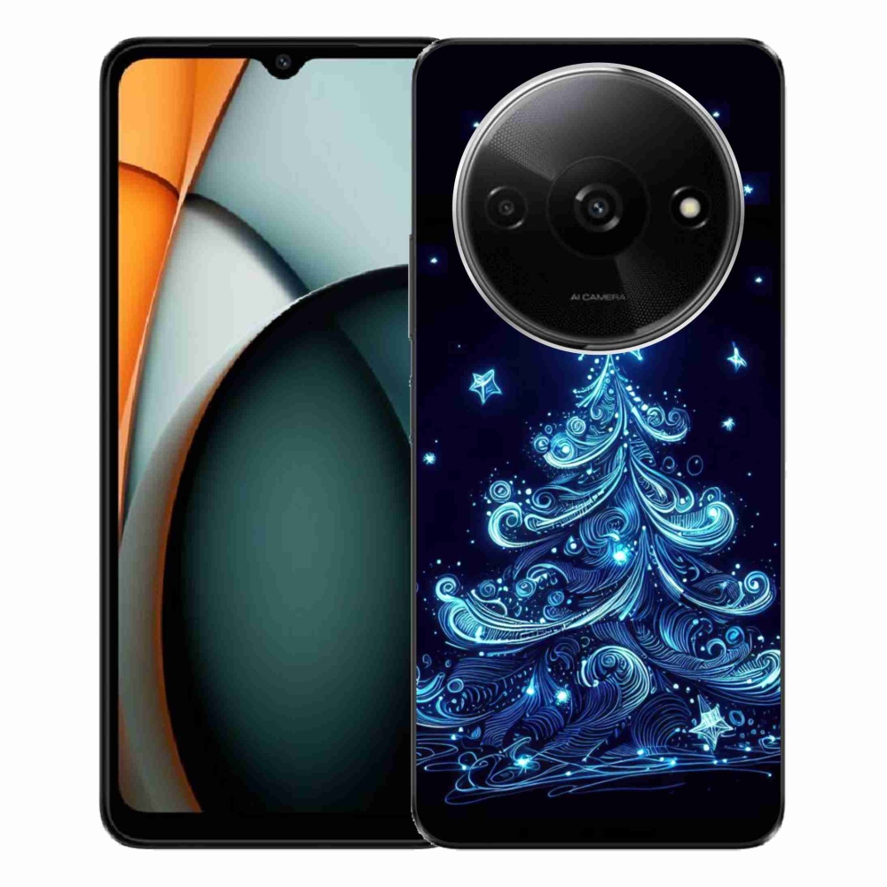 Gél borítás mmCase a Xiaomi Redmi A3-hoz - neon karácsonyfa 4